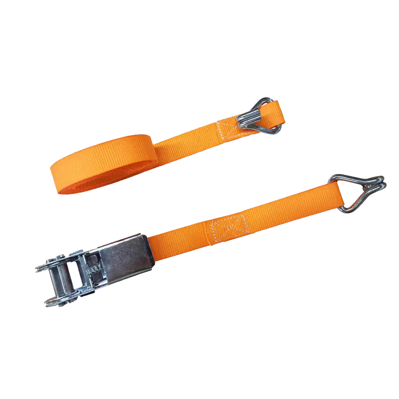 1" x 10ft Cargo Ratchet Straps With J Hook